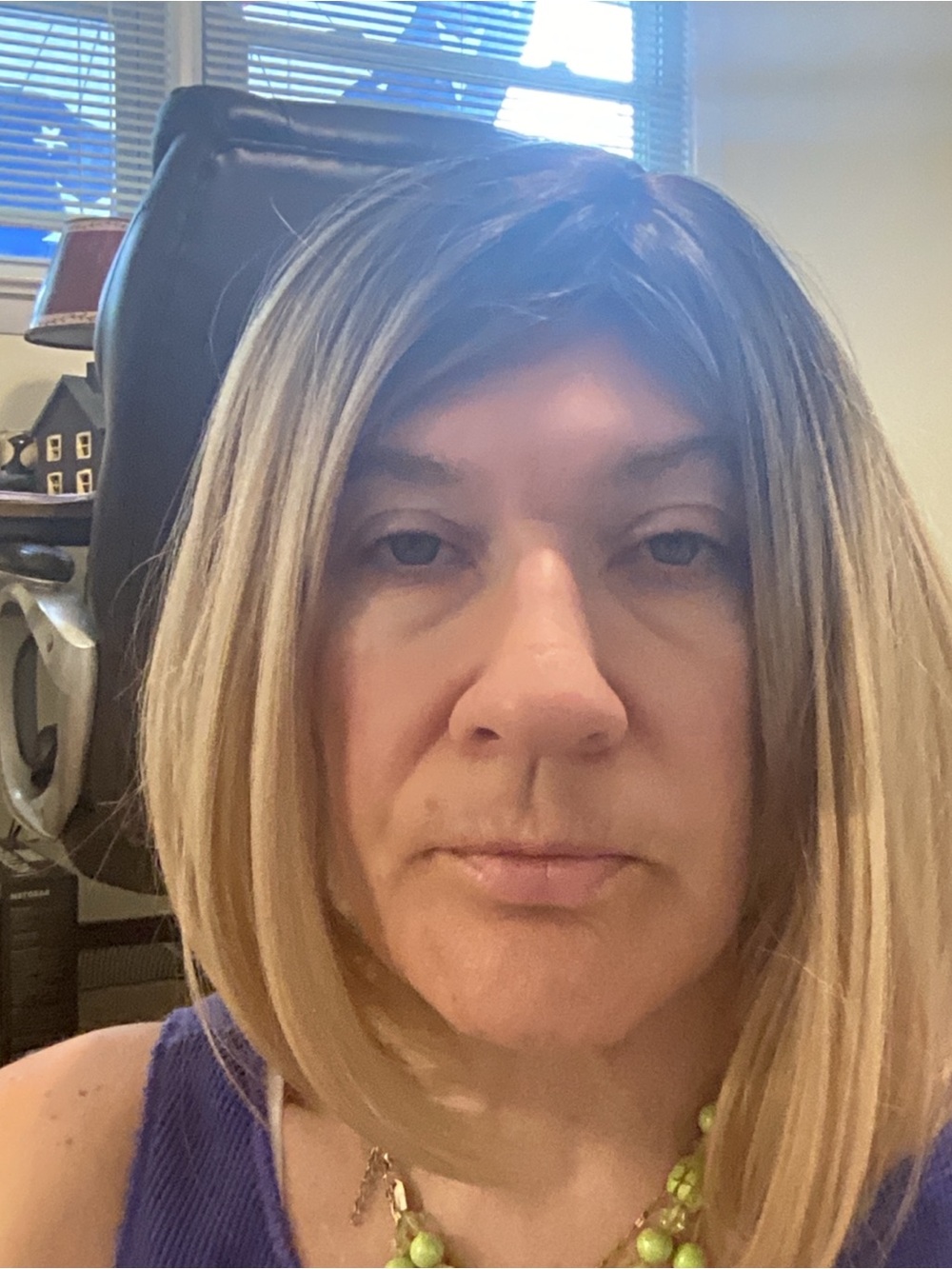 Blonde Layered Bob Wig – Natural Sun-Kissed Highlights